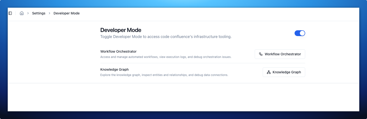 Developer Mode
